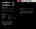 Tiltiņu komplekts EASTON EXP TH 70 11.9 EXP