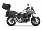 Set of SHAD TERRA TR40 adventure saddlebags and SHAD TERRA aluminium top case TR55 PURE BLACK, inclu SHAD HONDA NC 750X