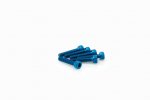 Skrūves PUIG 0185A ANODIZED zils M5 x 25mm (6pcs)