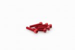 Skrūves PUIG 0185R ANODIZED sarkans M5 x 25mm (6pcs)