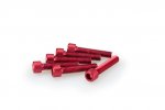 Skrūves PUIG 0258R ANODIZED sarkans M6 x 30mm (6pcs)