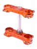 Triple clamp X-TRIG 40505006 ROCS TECH Oranžs