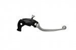 Adjustable folding lever ACCOSSATO aluminium, master cylinder sudraba