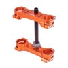 Triple clamp X-TRIG 40504005 ROCS TECH Oranžs