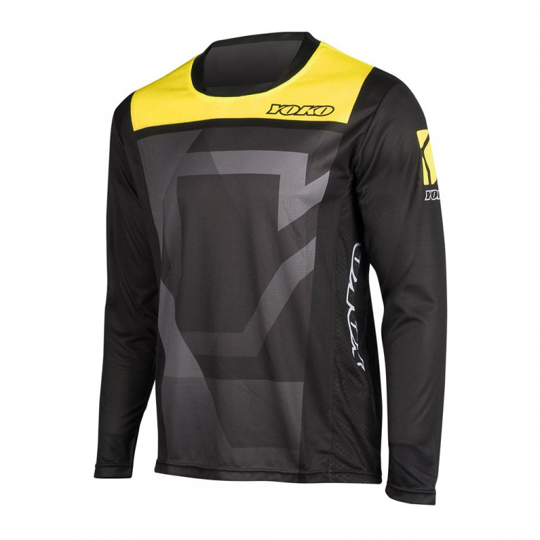 MX krekls YOKO KISA black / yellow M