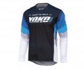 MX krekls YOKO TWO black/white/blue XL