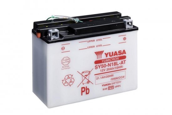 Yumicron battery NO ACID YUASA SY50-N18L-AT