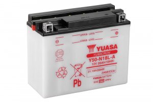 Yumicron battery with acid YUASA