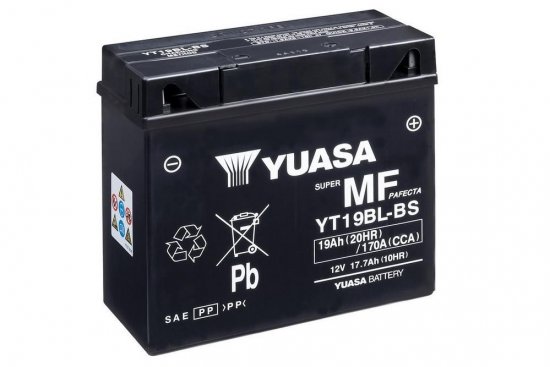 Rūpnieciski aktivizēts akumulators YUASA YT19BL