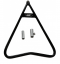 Sānu statīva trīsstūris JMP komplektā ar trim piederumiem melns/pelēks