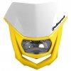 Headlight POLISPORT 8657400037 HALO Balts/dzeltens