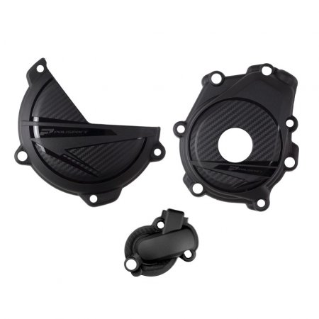 Engine covers protection kit POLISPORT 91372 Melns