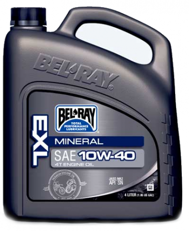 Motora eļļa Bel-Ray EXL MINERAL 4T 10W-40 4 l