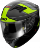 FULL FACE ķivere AXXIS GP RACER SV FIBER tech matt fluor yellow S