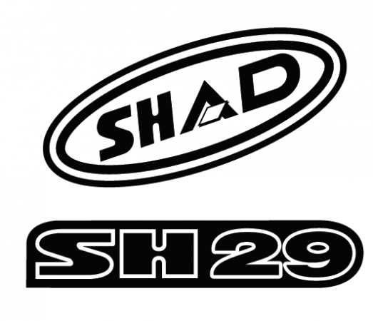 Uzlīmes SHAD D1B29ETR sarkans par SH29