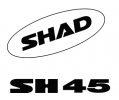 Uzlīmes SHAD D1B451ETR balts par SH45