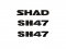 Stickers set SHAD SH47