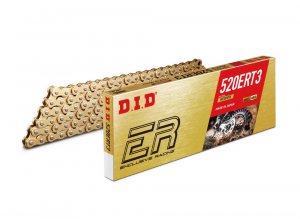 Sacīkšu ķēde motokrosam D.I.D Chain 520ER-T3 SDH 112 L Zelts/zelts