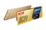 Ekskluzīva sacīkšu ķēde D.I.D Chain 520ERV7 120 L Zelts/zelts