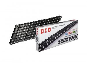 ZVM-X sērijas X-Ring ķēde D.I.D Chain 520ZVM-X 120 L Melns/Melns