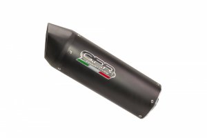 Dual bolt-on silencer GPR FURORE Matte Black including removable db killer and catalyst