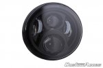 Headlight CUSTOMACCES HL0009N EVOLUTION II melns/pelēks