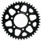 Rear ALU sprocket SUPERSPROX melns/pelēks 43T, 520