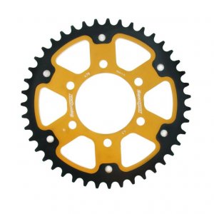 Rear sprocket SUPERSPROX STEALTH zelta 43T, 520