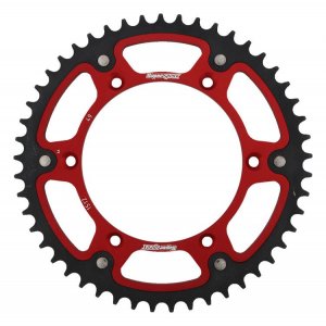 Rear sprocket SUPERSPROX STEALTH sarkans 49T, 520