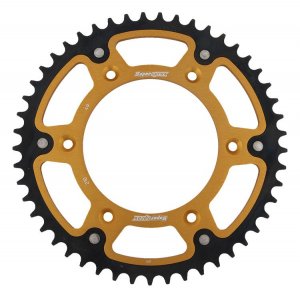 Rear sprocket SUPERSPROX STEALTH zelta 49T, 520