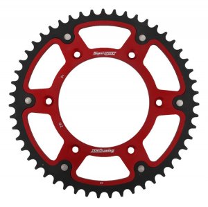 Rear sprocket SUPERSPROX STEALTH sarkans 51T, 520