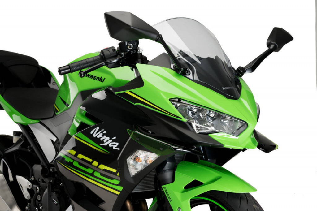 Side Spoilers Puig Downforce Green Motocikli Kawasaki 400 Ninja 400 Eshop Latvia Uab Kmoto Powered By Motopoint